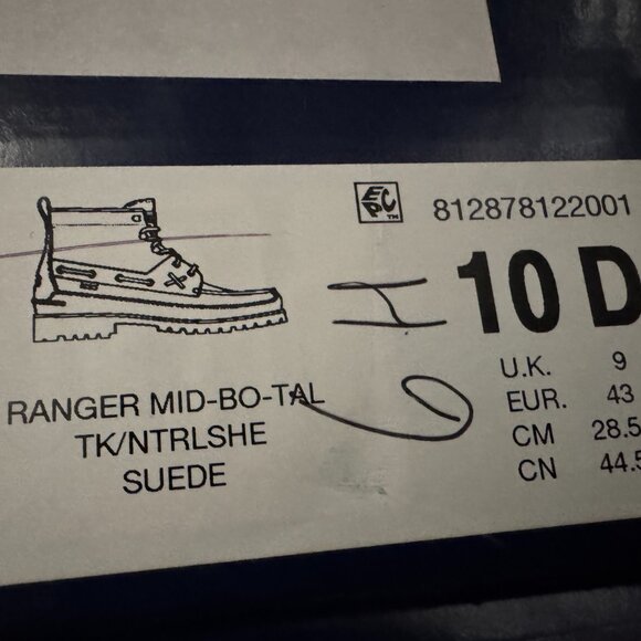 Polo Ralph Lauren Polo Country Ranger Boots Suede Faux Shearling Mens NEW main image 14